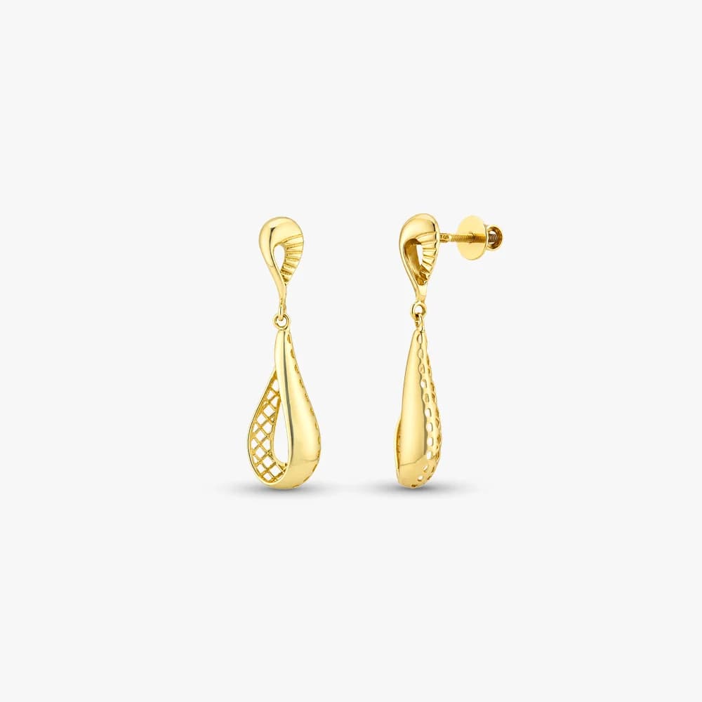 Delicate Elegance Gold Earrings — image 1
