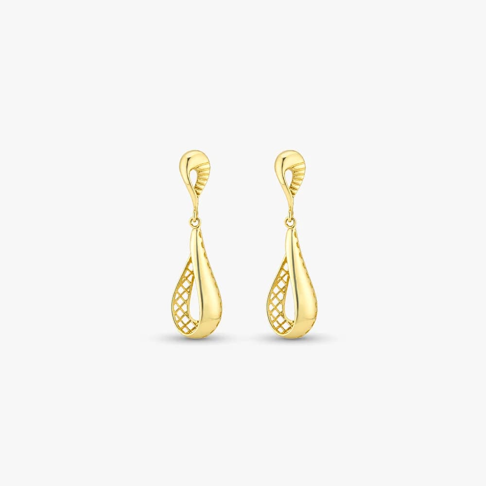 Delicate Elegance Gold Earrings — image 2
