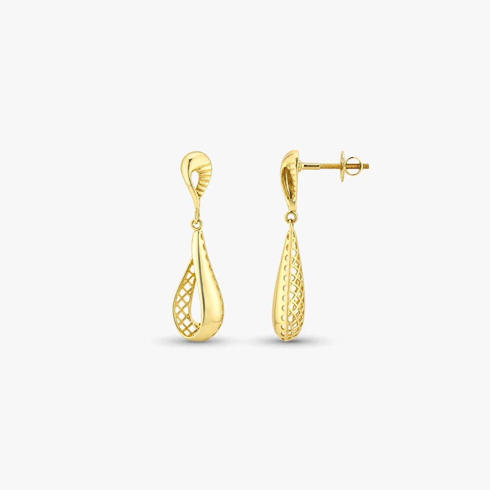 Delicate Elegance Gold Earrings — image 3