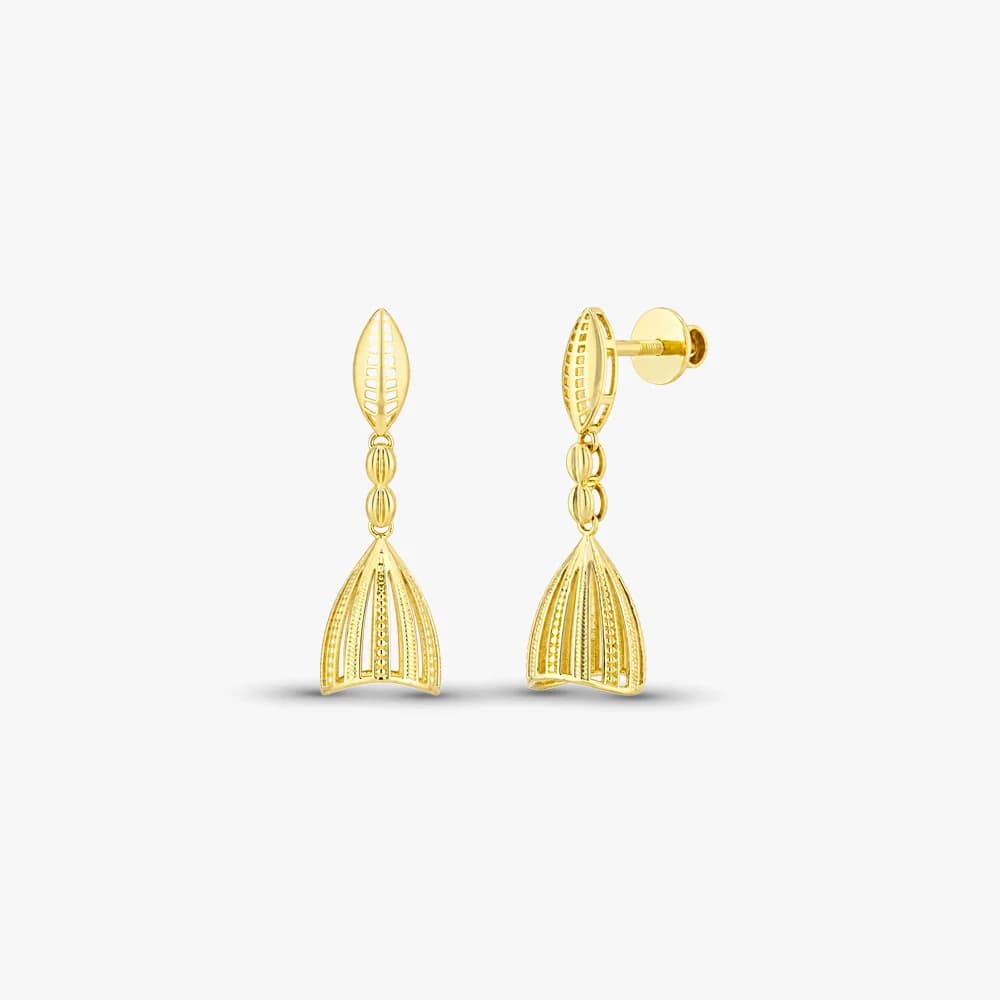 Modern Dome Gold Earrings — image 1