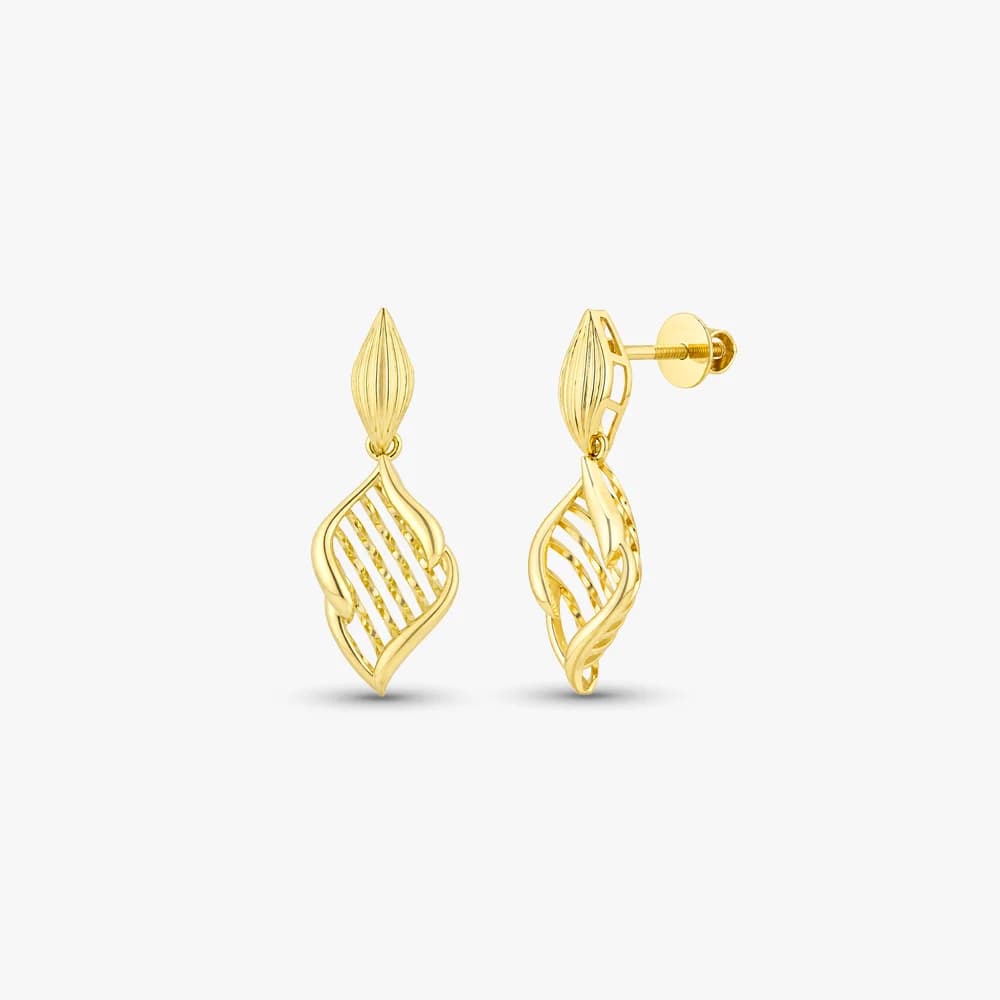 Ethereal Petal Gold Earrings — image 1