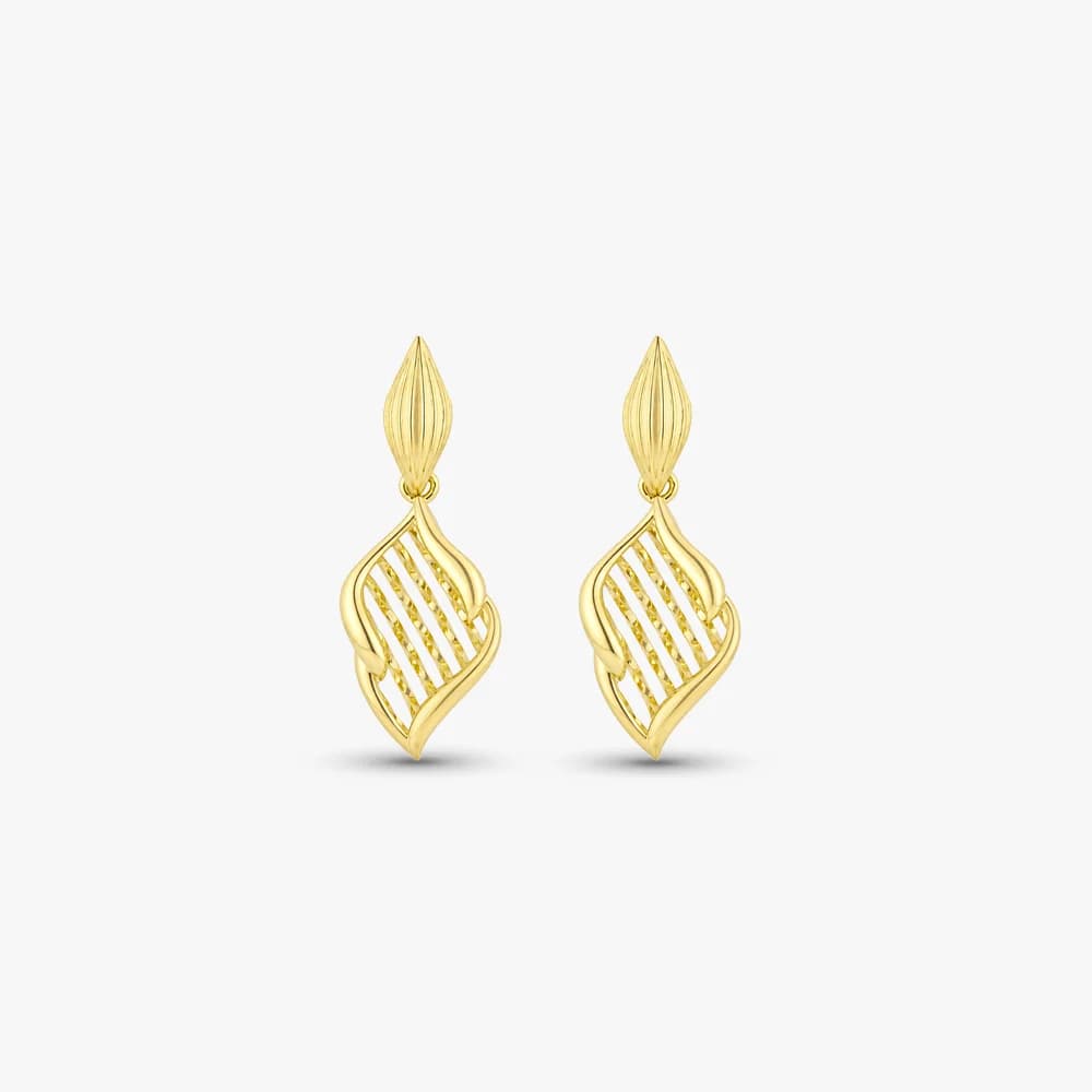 Ethereal Petal Gold Earrings — image 2