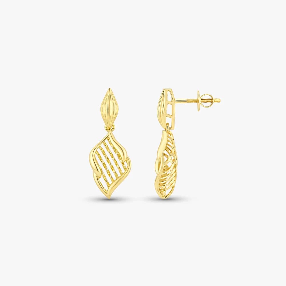 Ethereal Petal Gold Earrings — image 3