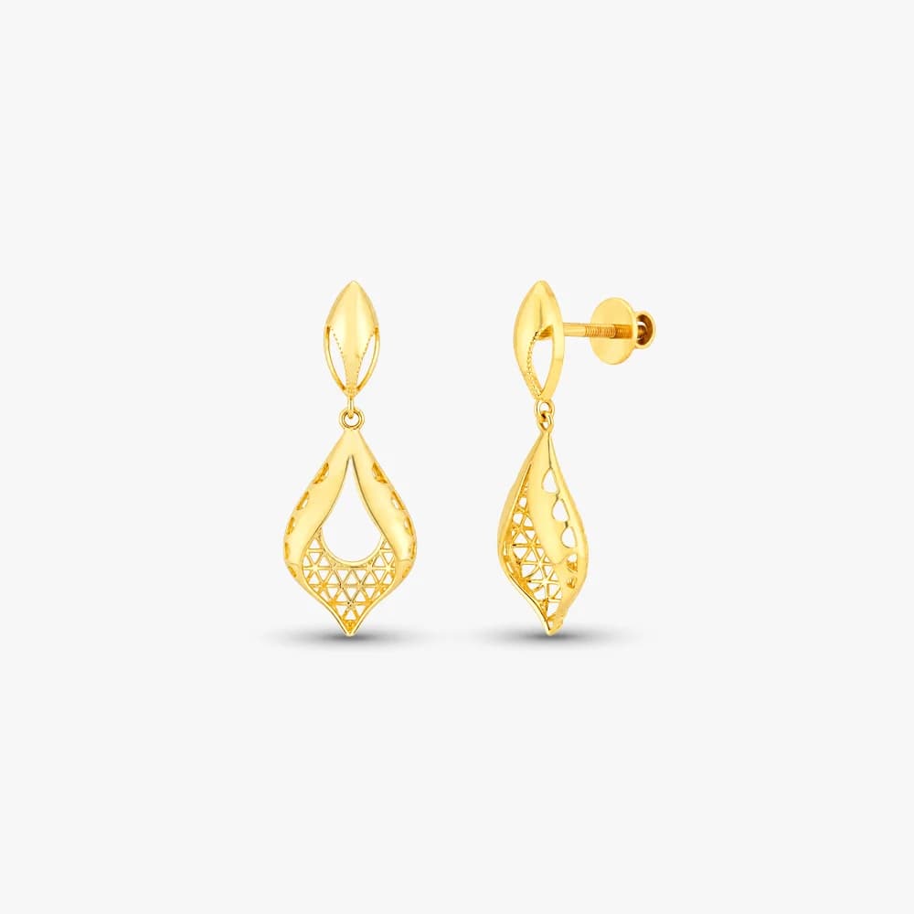 Ethereal Frame Gold Earrings — image 1