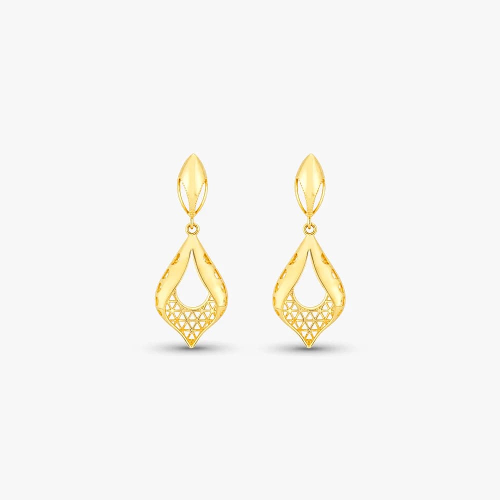 Ethereal Frame Gold Earrings — image 2