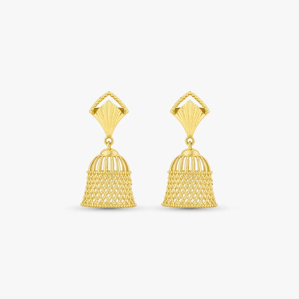 Gilded Tapestry Gold Earrings — image 2