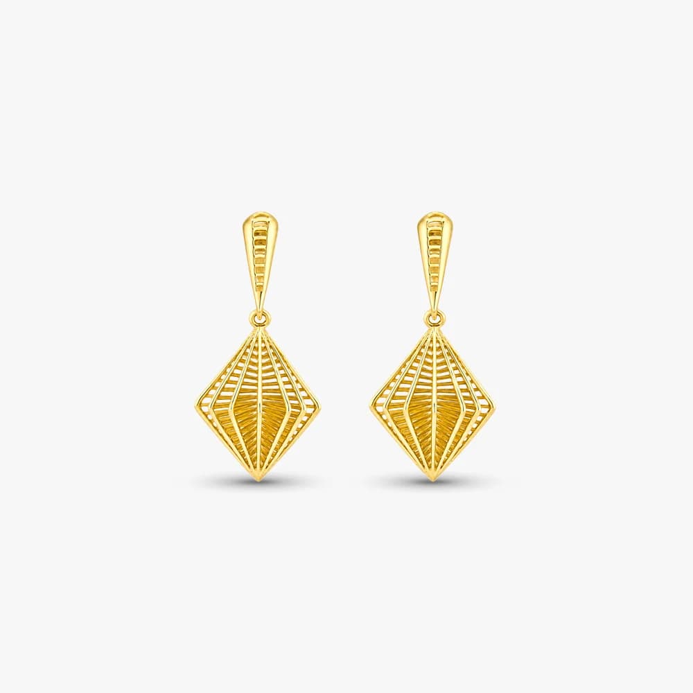 Ethereal Prism Gold Drop Earrings — image 1