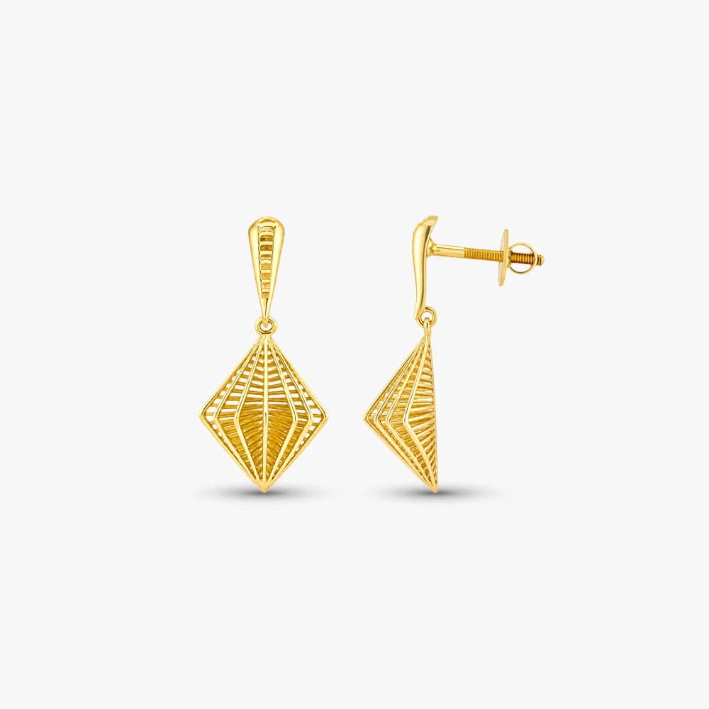 Ethereal Prism Gold Drop Earrings — image 3