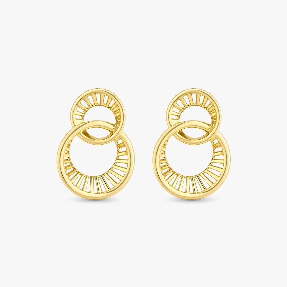 Orbit Loop Gold Earrings — image 2
