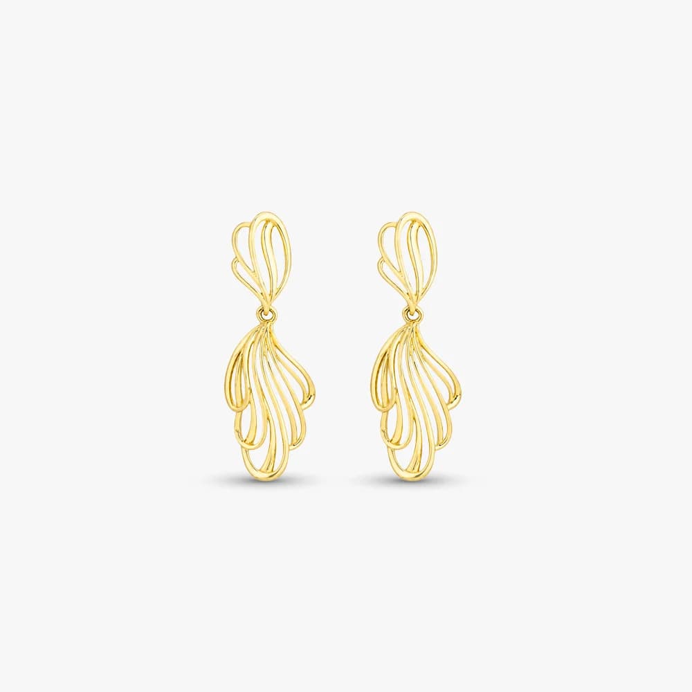 Ethereal Gold Drop Earrings — image 2