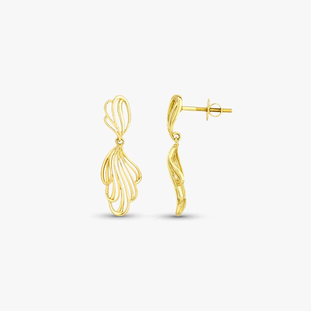 Ethereal Gold Drop Earrings — image 3